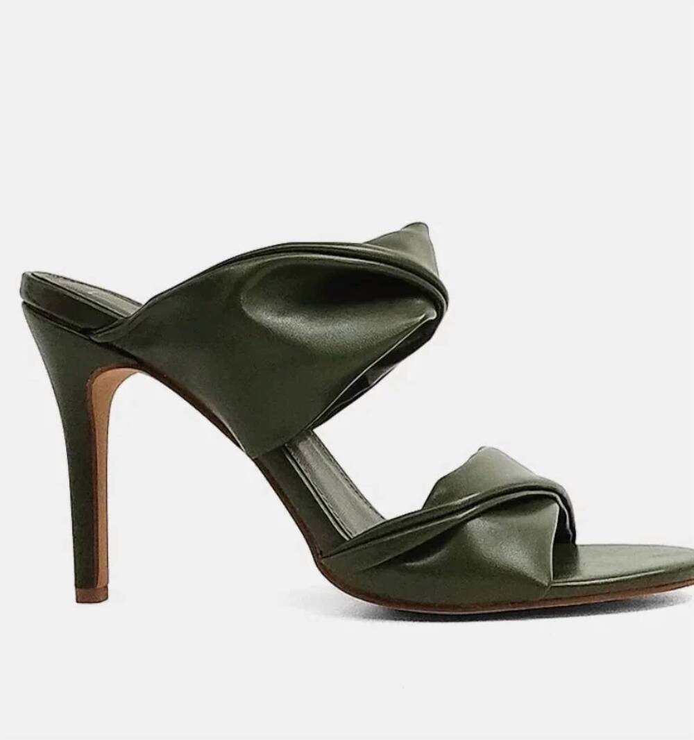 NEW SHU SHOP women's fabrizia sandals in olive green